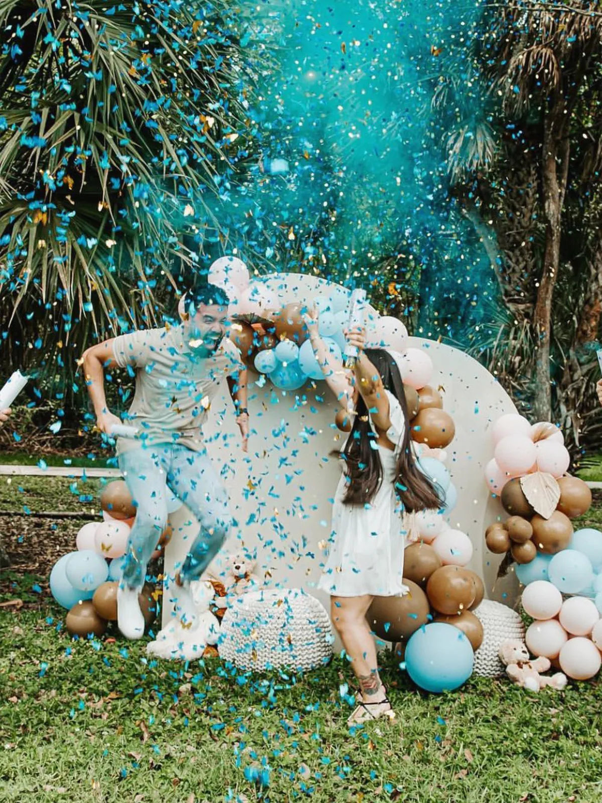 Backyard Gender Reveal Ideas