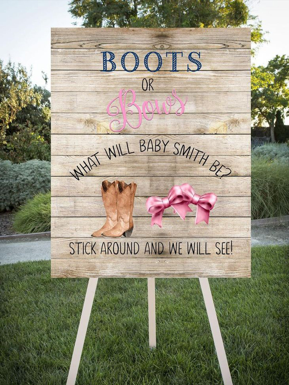 Ideas For A Country Gender Reveal | Gender Reveal Ideas Outside ...