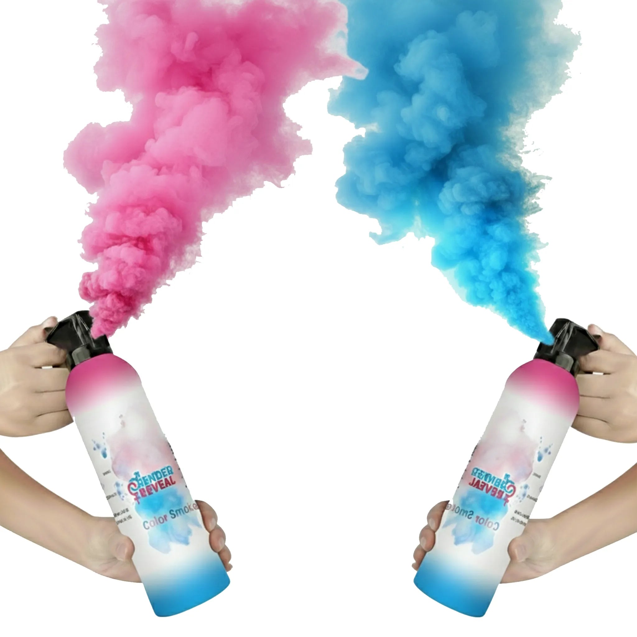 Pink and Blue Gender Reveal Fire Extinguishers