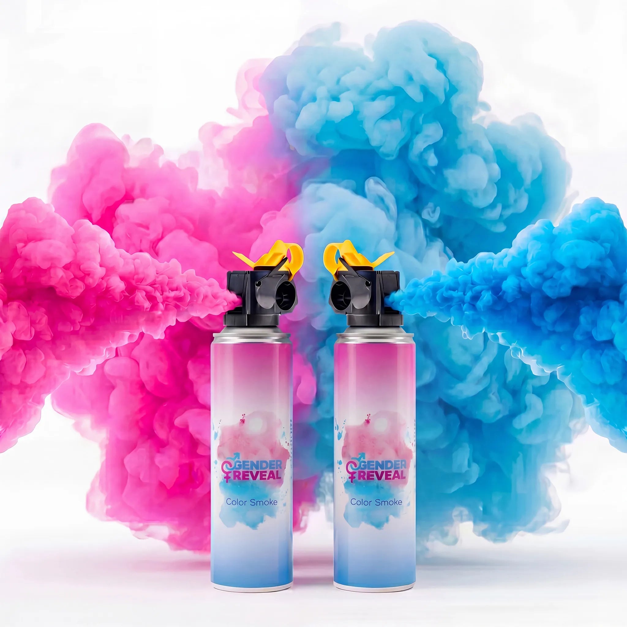 Pink and Blue Gender Reveal Fire Extinguishers