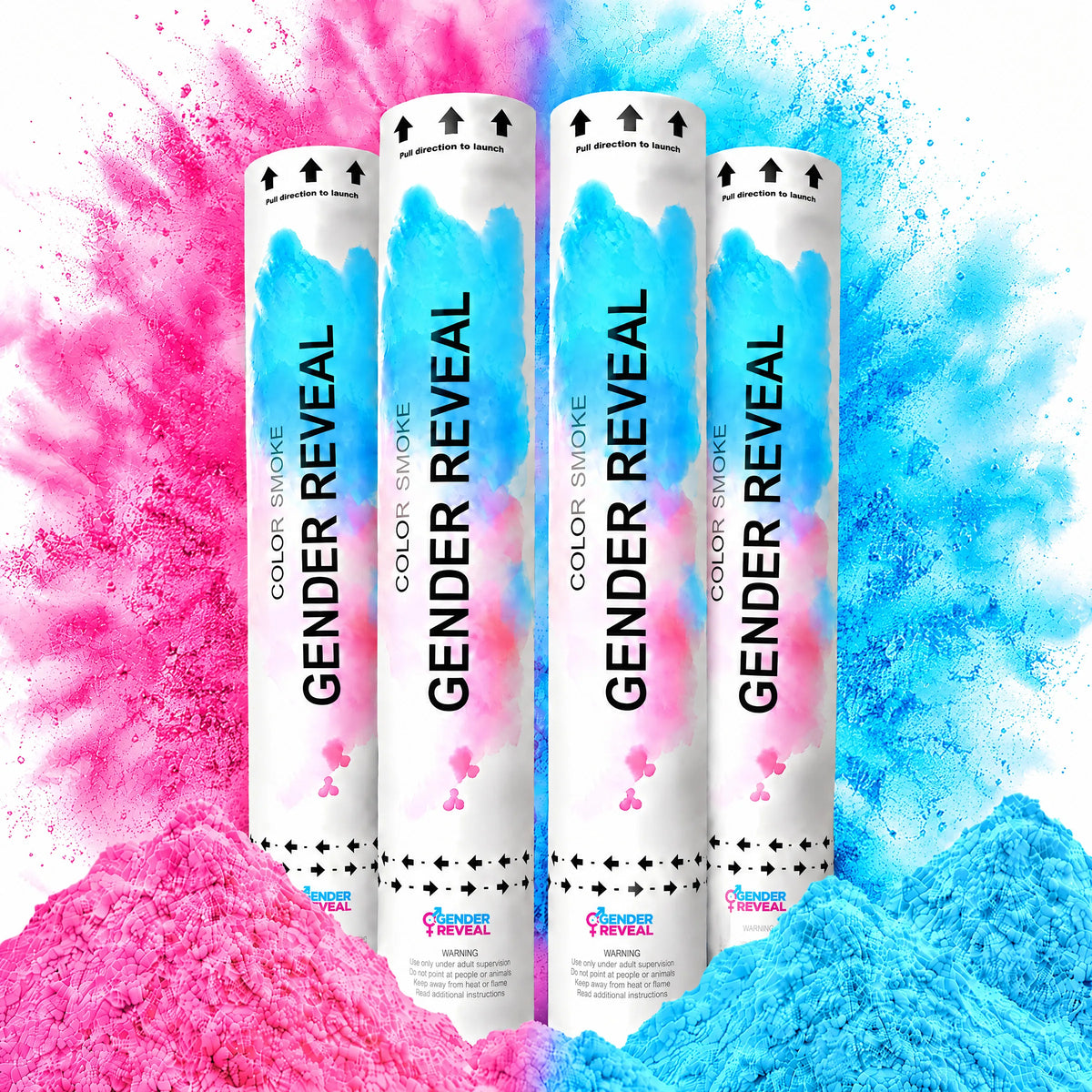 Gender Reveal Smoke Cannons