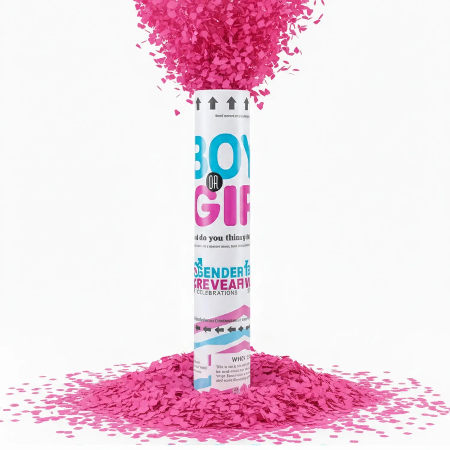 Pink Confetti Cannon