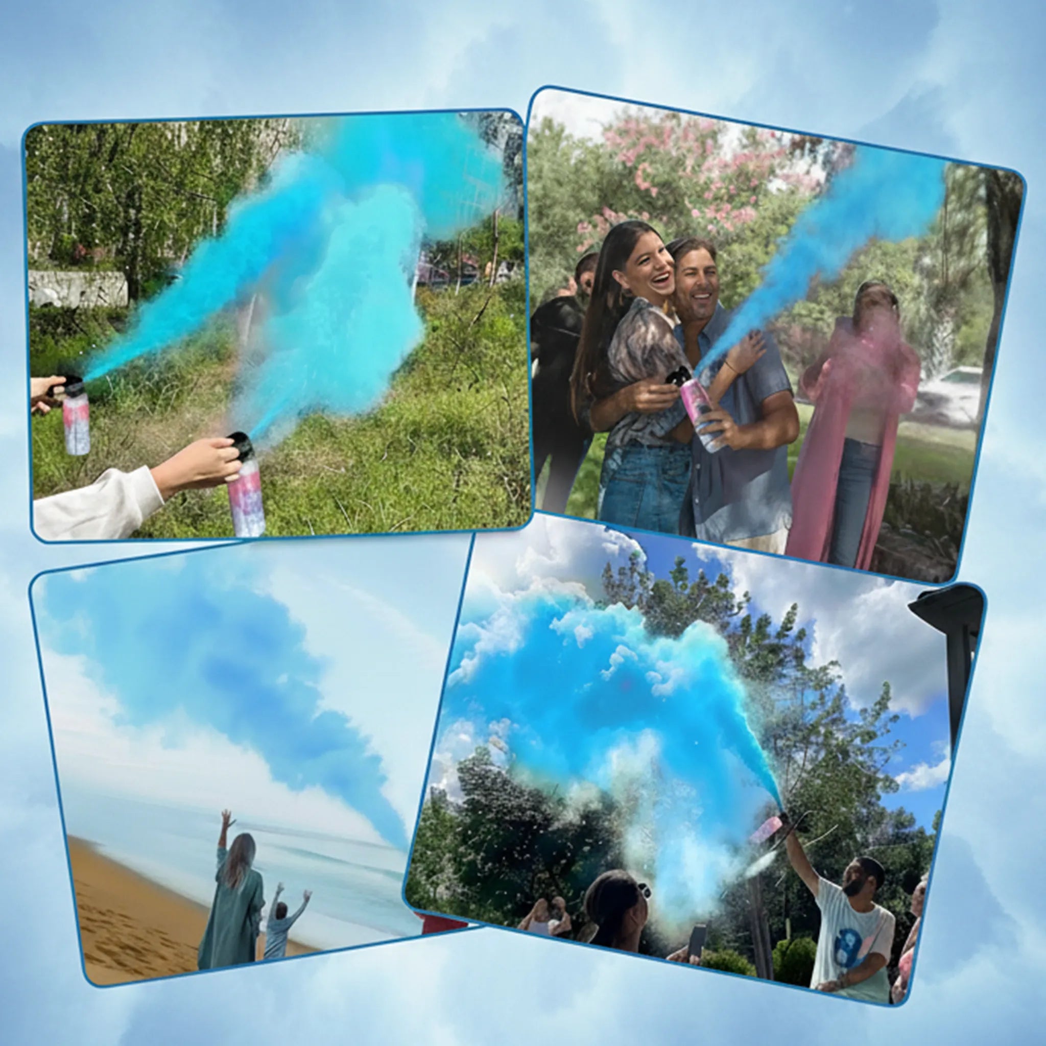 Blue Gender Reveal Powder Blaster