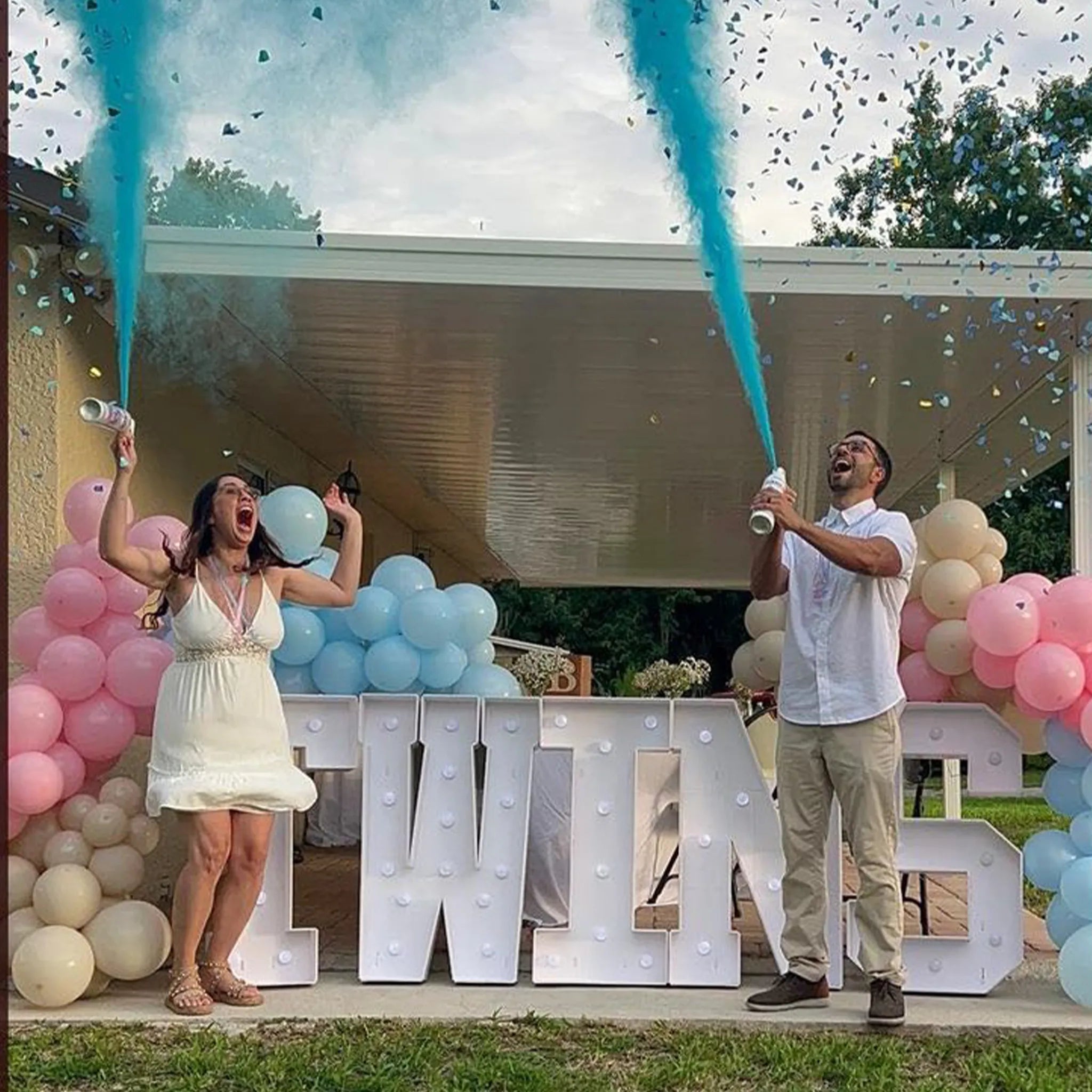 Blue Gender Reveal Powder Blaster