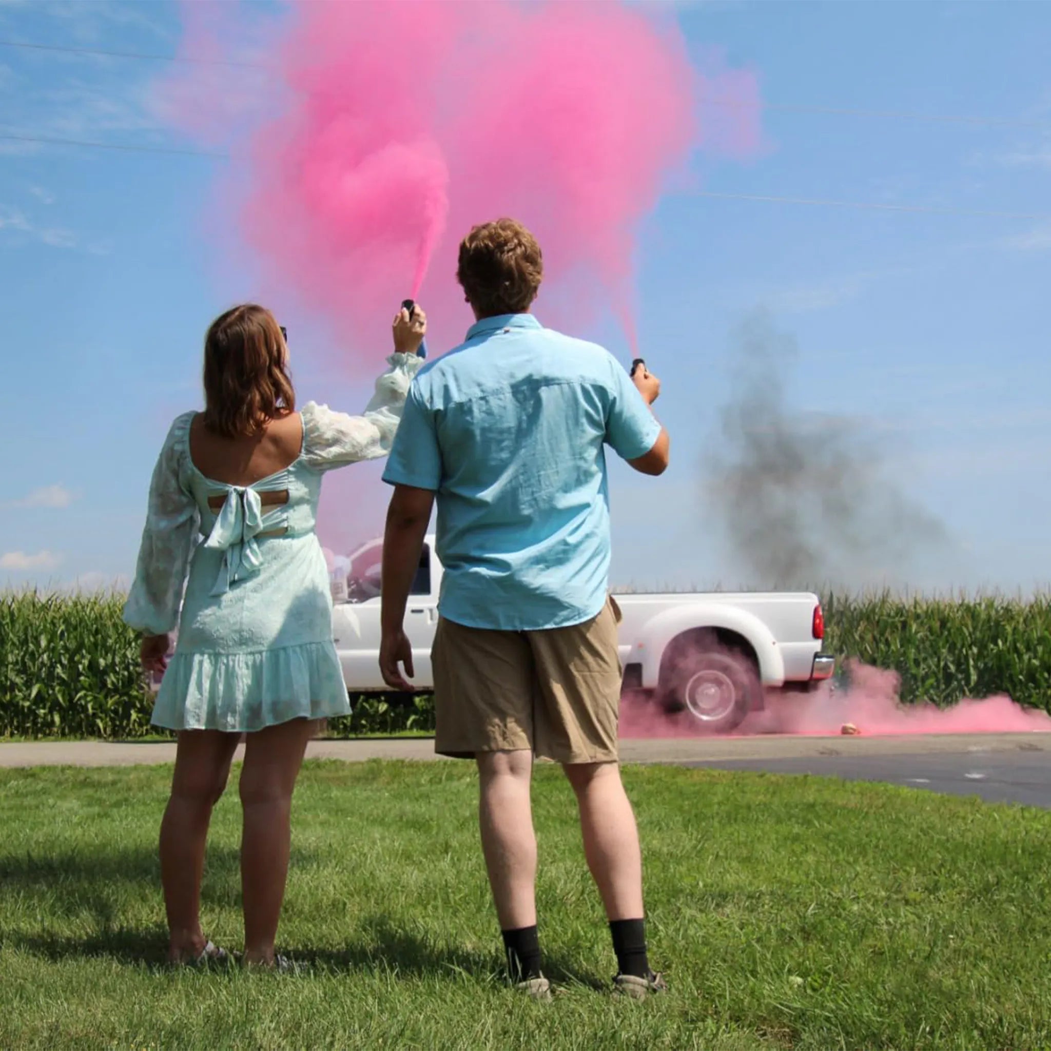 Pink Gender Reveal Powder Blaster