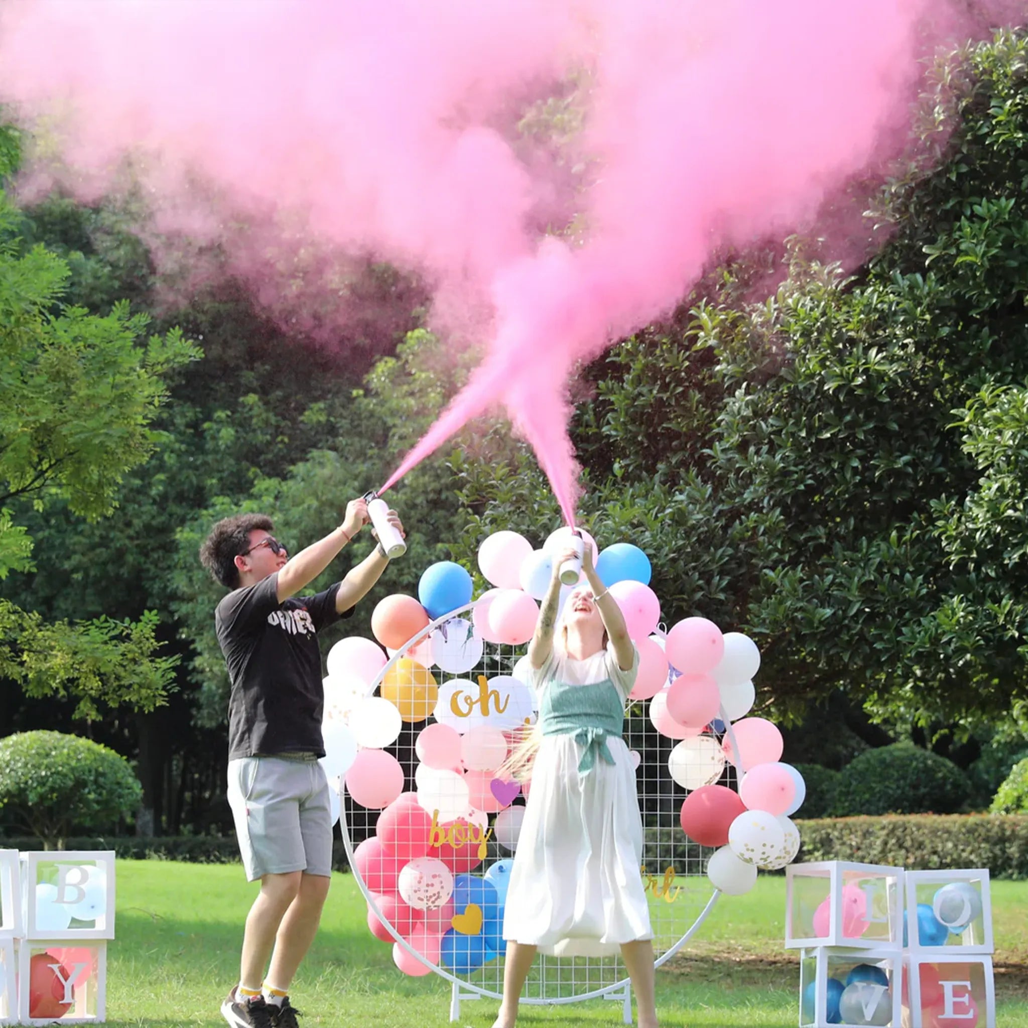 Gender Reveal Fire Extinguisher