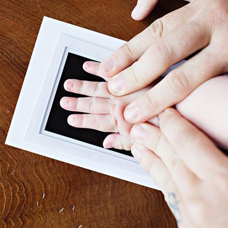 baby handprint ink