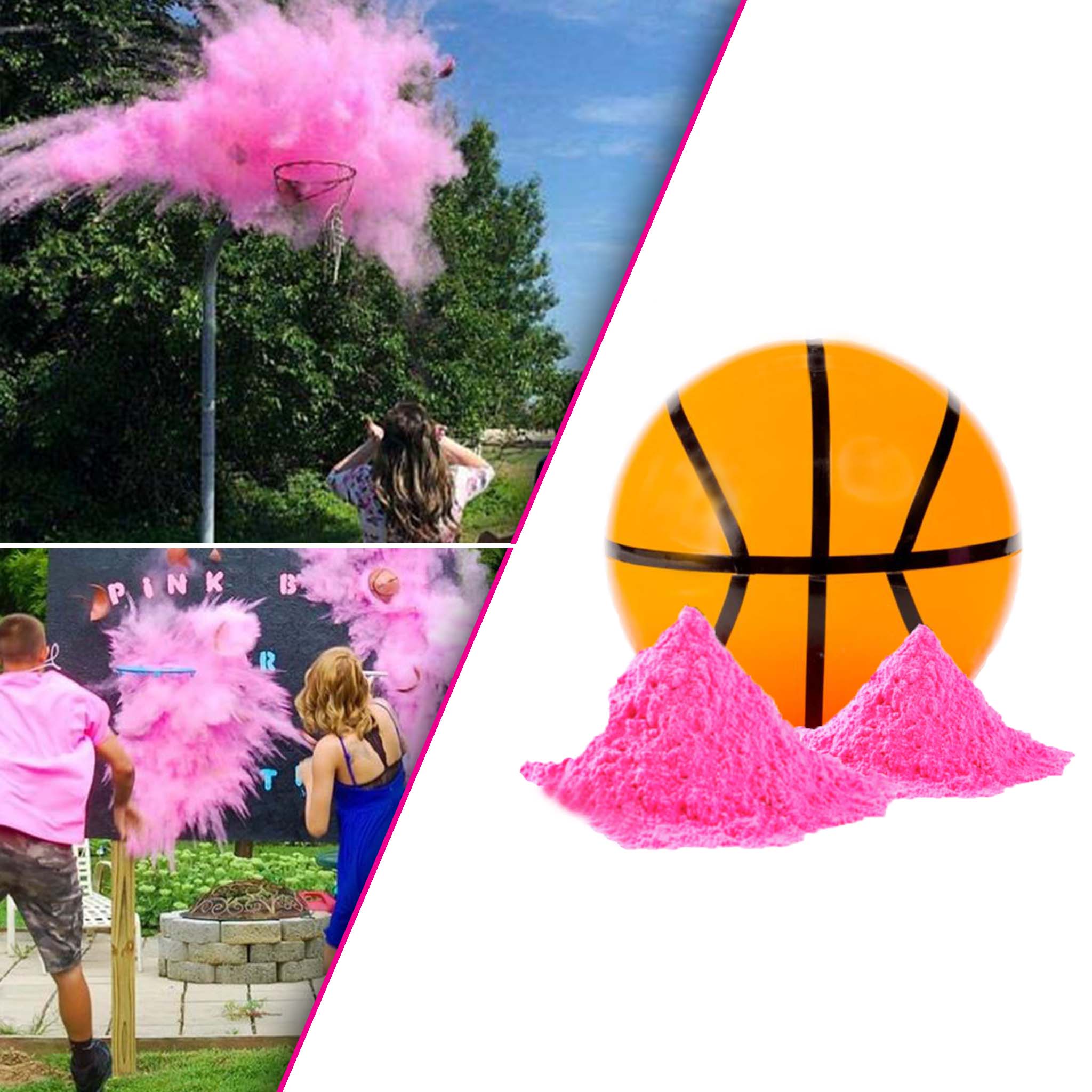 Girl Basketball Gender Reveal
