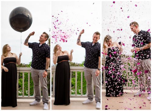 Gender Reveal Surprise Balloon Pop