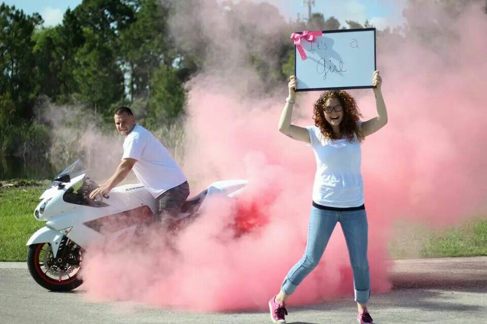 Gender Reveal Burnout Tires