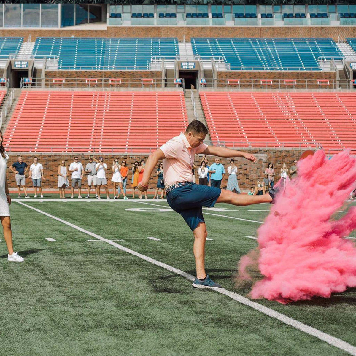 Girl Gender Reveal Football