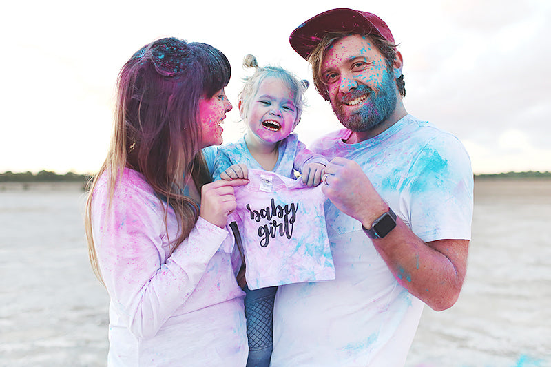 Pink Powder For Gender Reveal