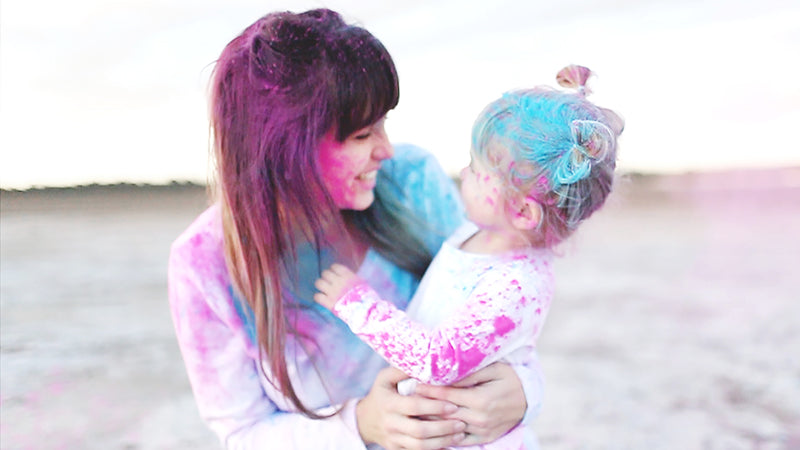 Pink Powder For Gender Reveal