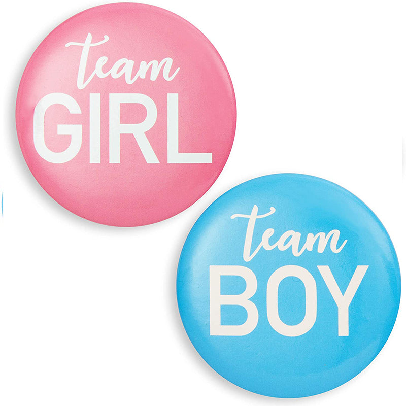 Team Boy Team Girl Pins