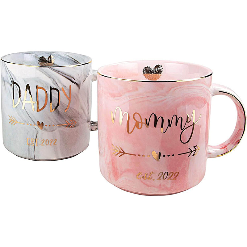 Mom and fashion dad mug set