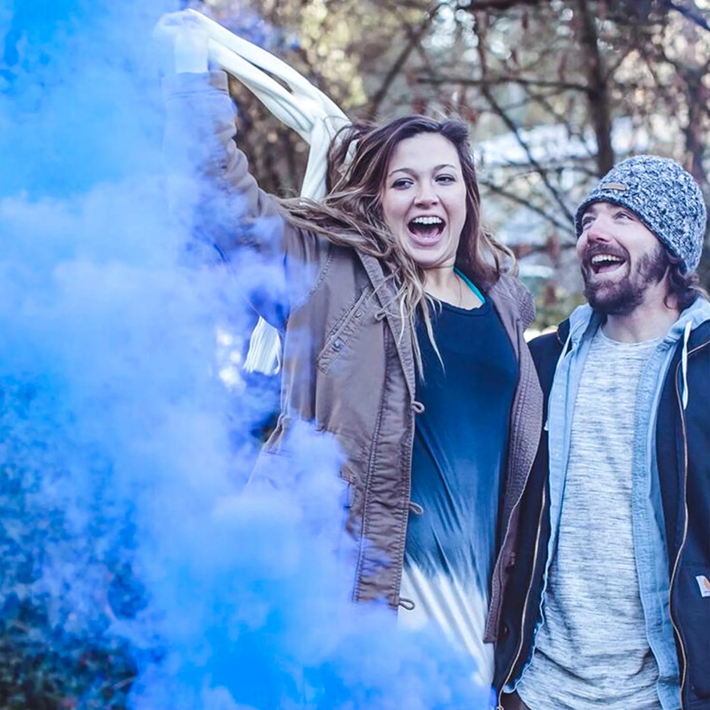 Blue Smoke Bombs