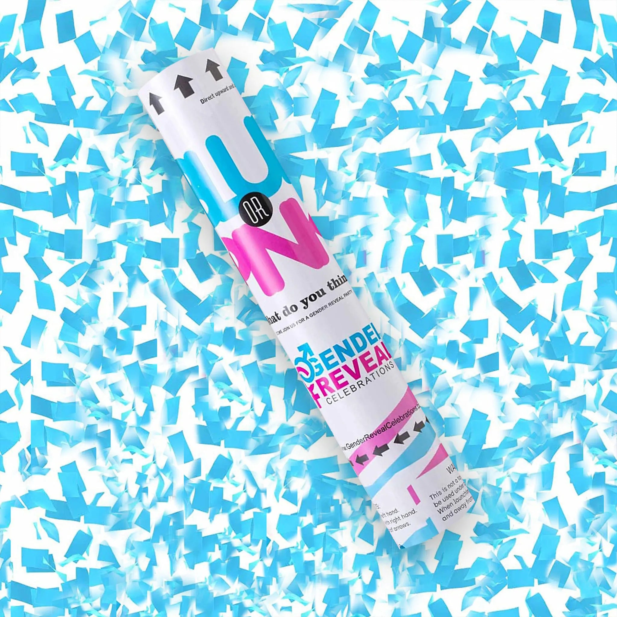 Gender Reveal Confetti Poppers