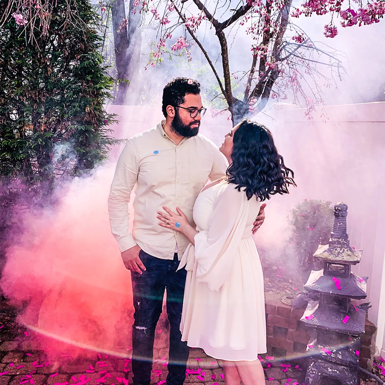 Pink Smoke Bombs