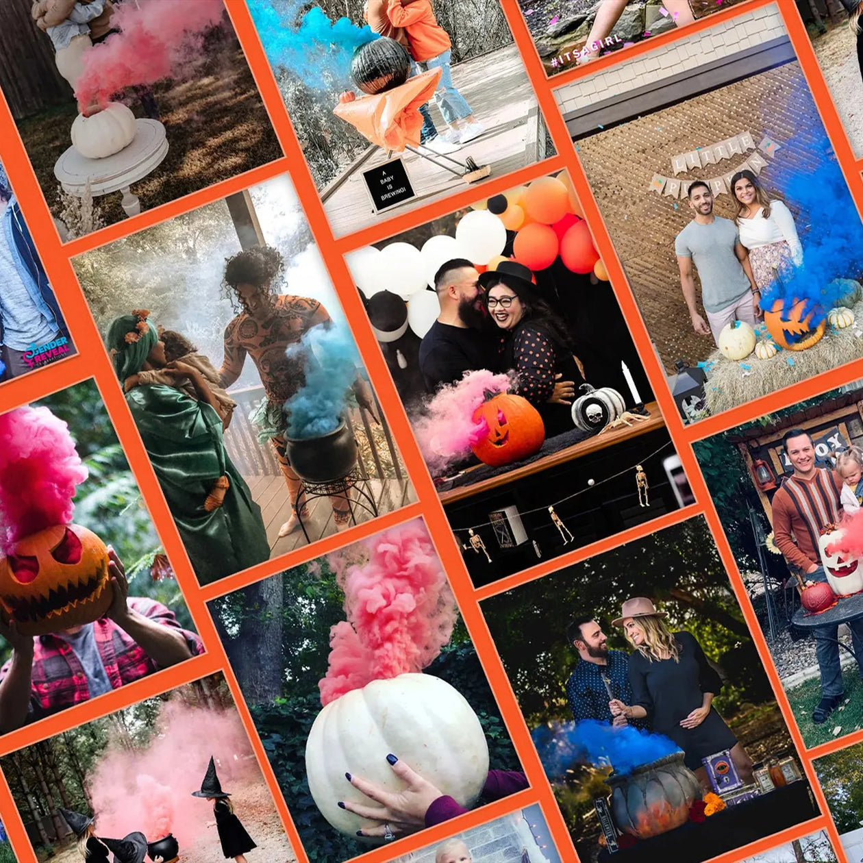 Halloween Gender Reveal Smoke