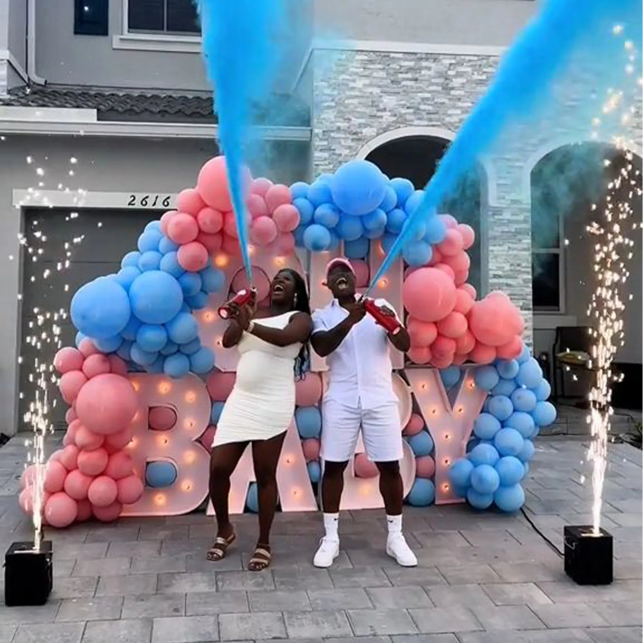 Blue Gender Reveal Powder Blaster