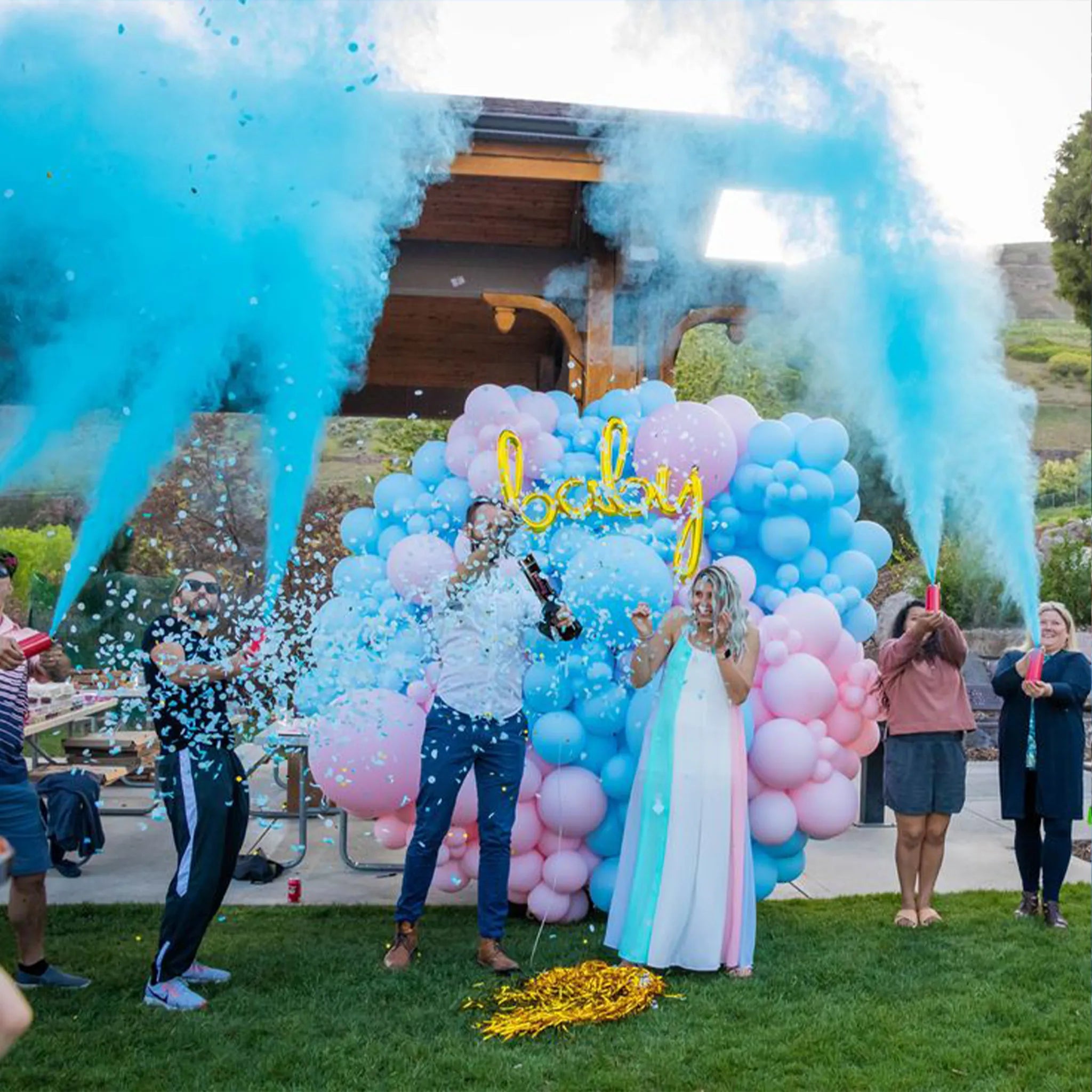 Blue Gender Reveal Powder Blaster