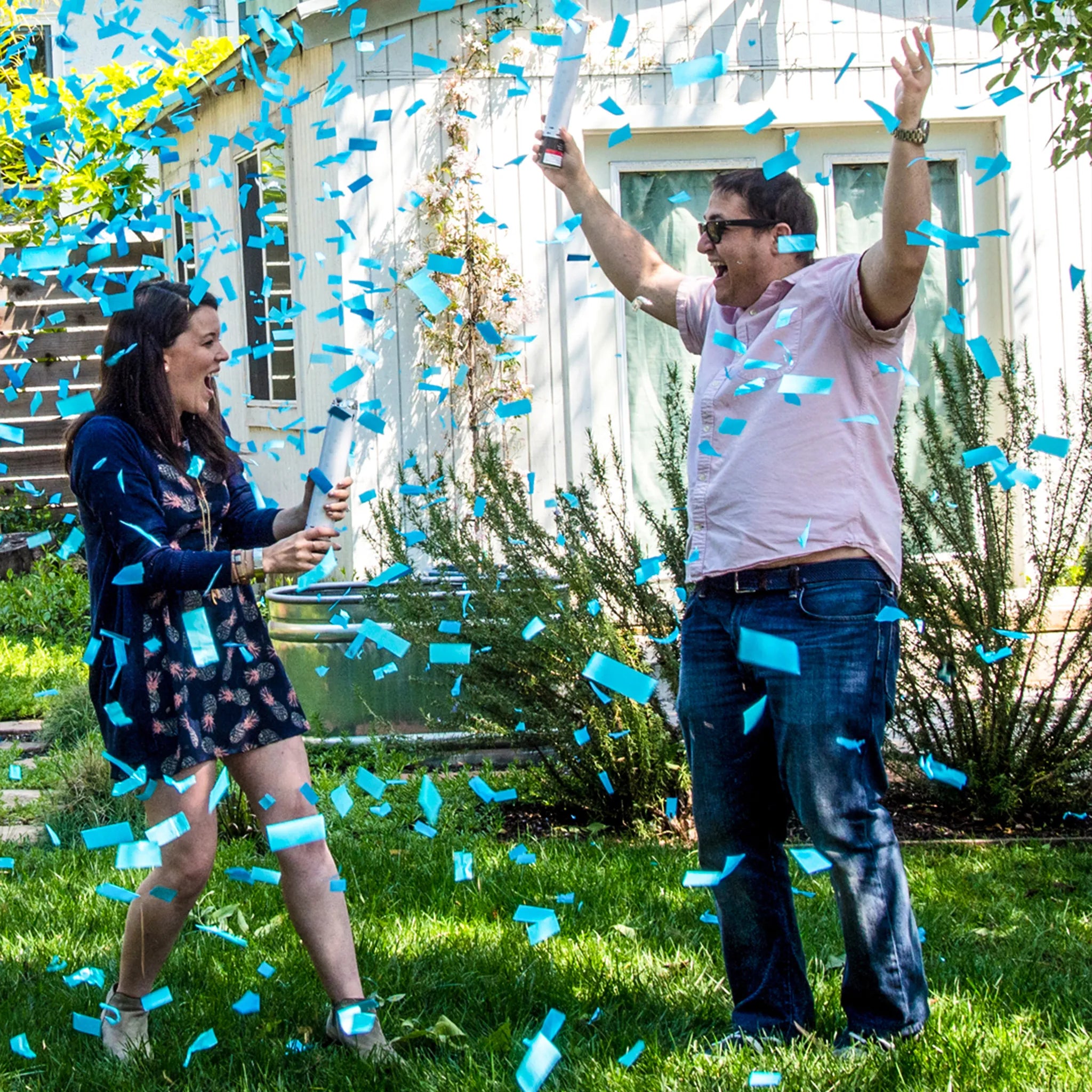 confetti cannons for gender reveal