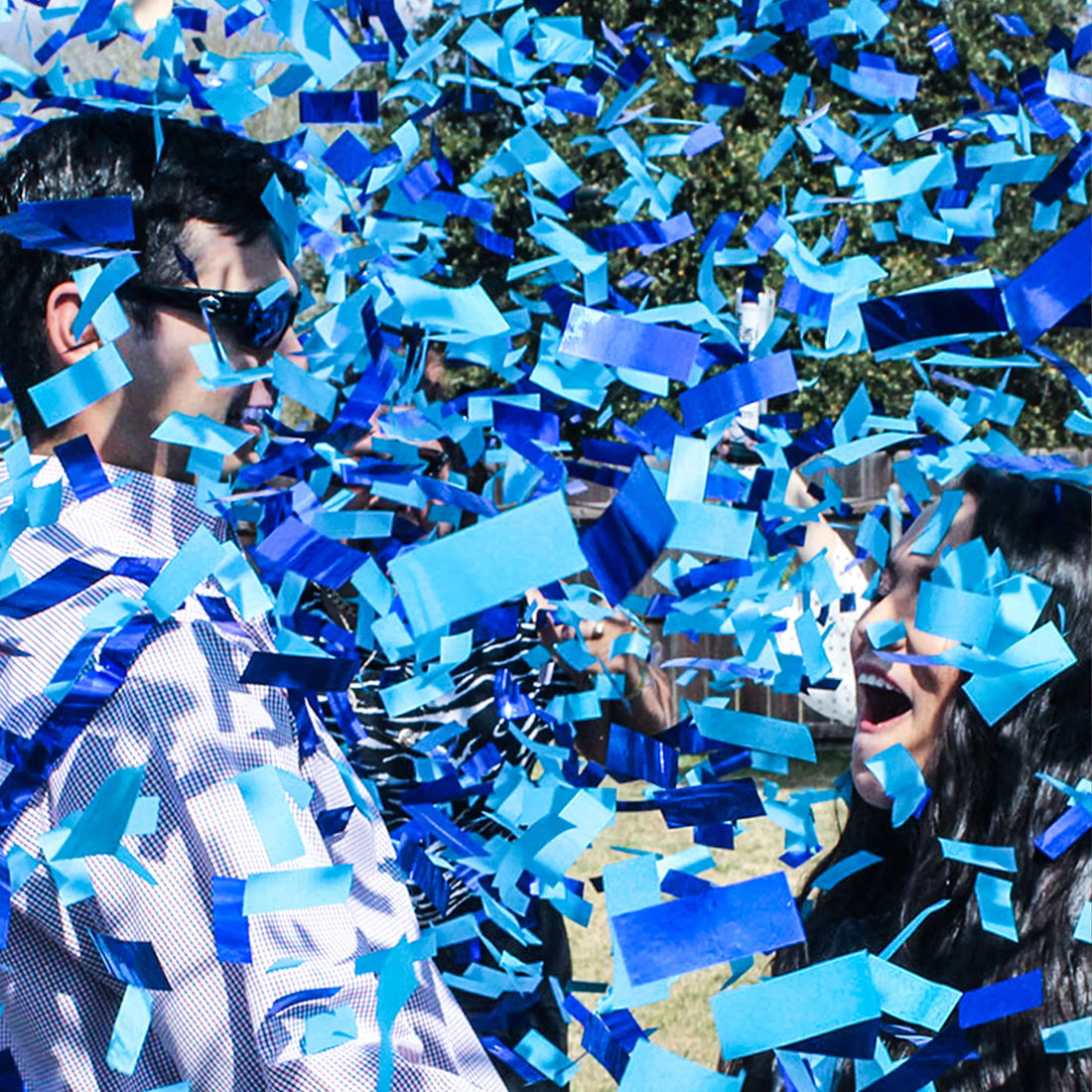 confetti gender reveal cannon