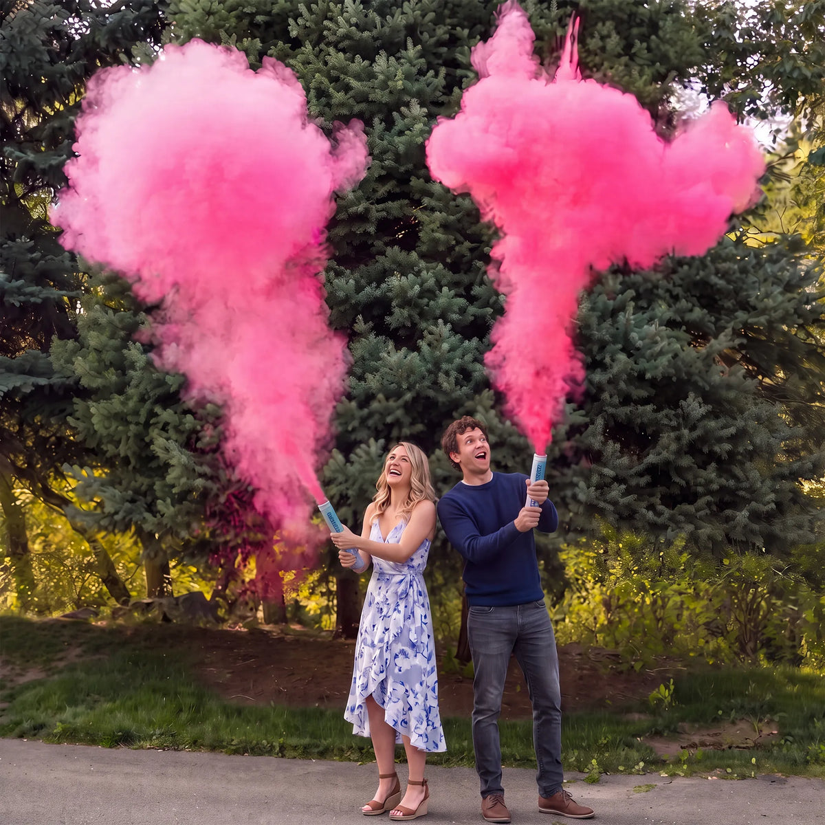 Pink Gender Reveal Powder Cannons