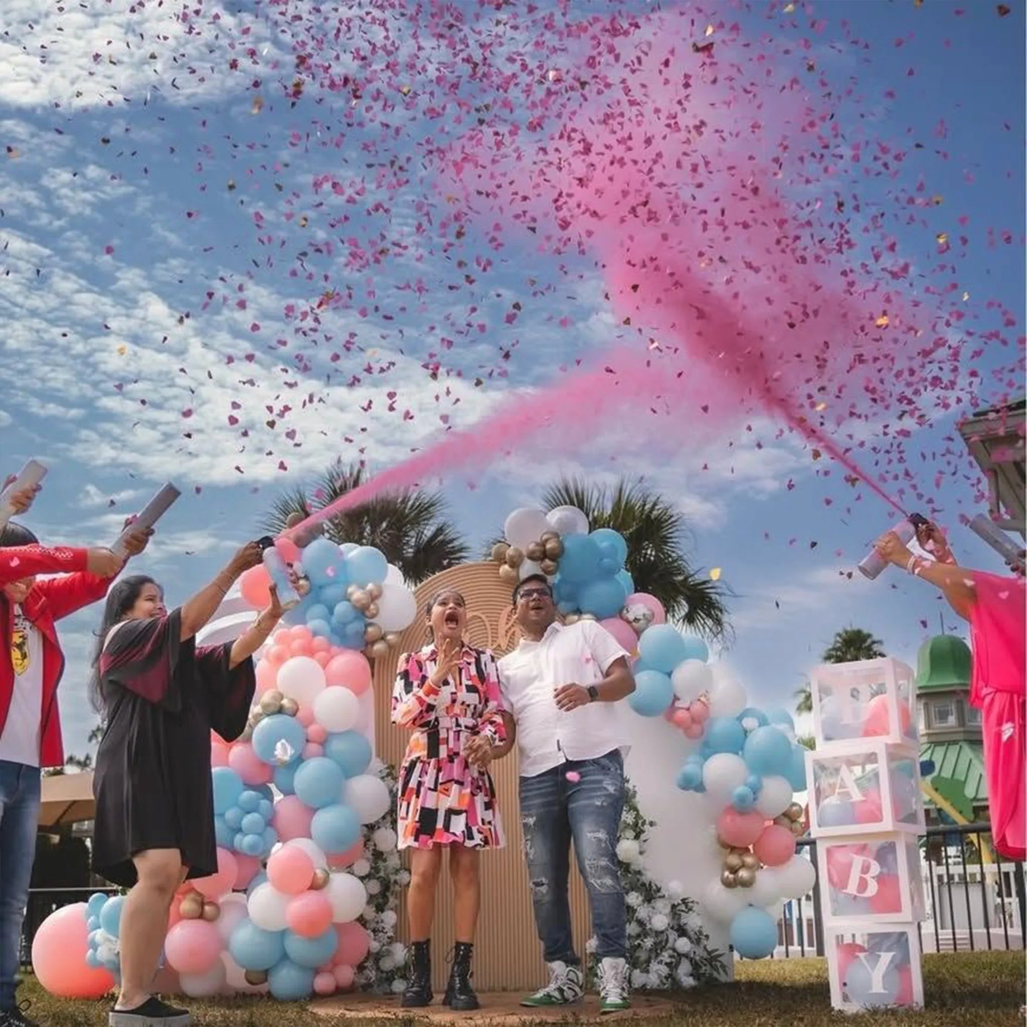 Gender Reveal Fire Extinguisher