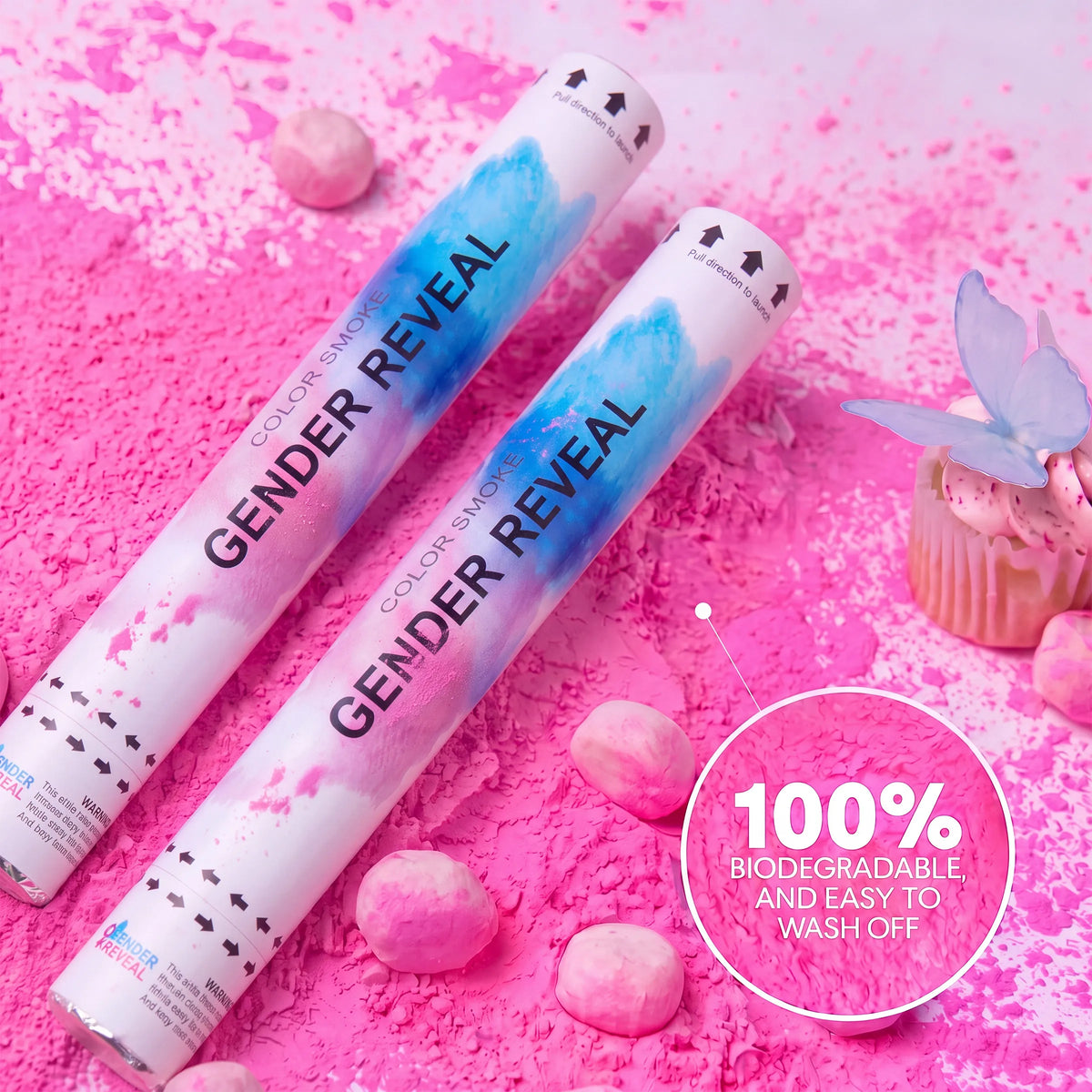 Gender Reveal Smoke Cannons