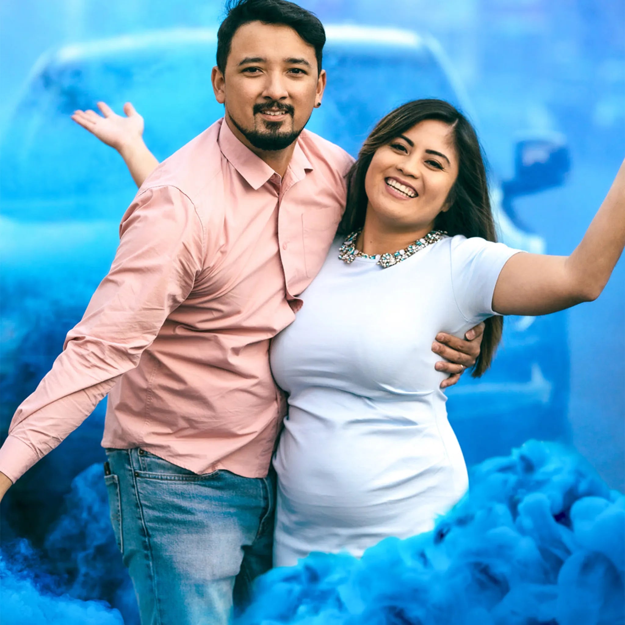 smoke bomb gender reveal