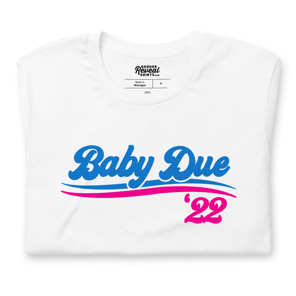 Baby Due 22 Gender Reveal Shirt