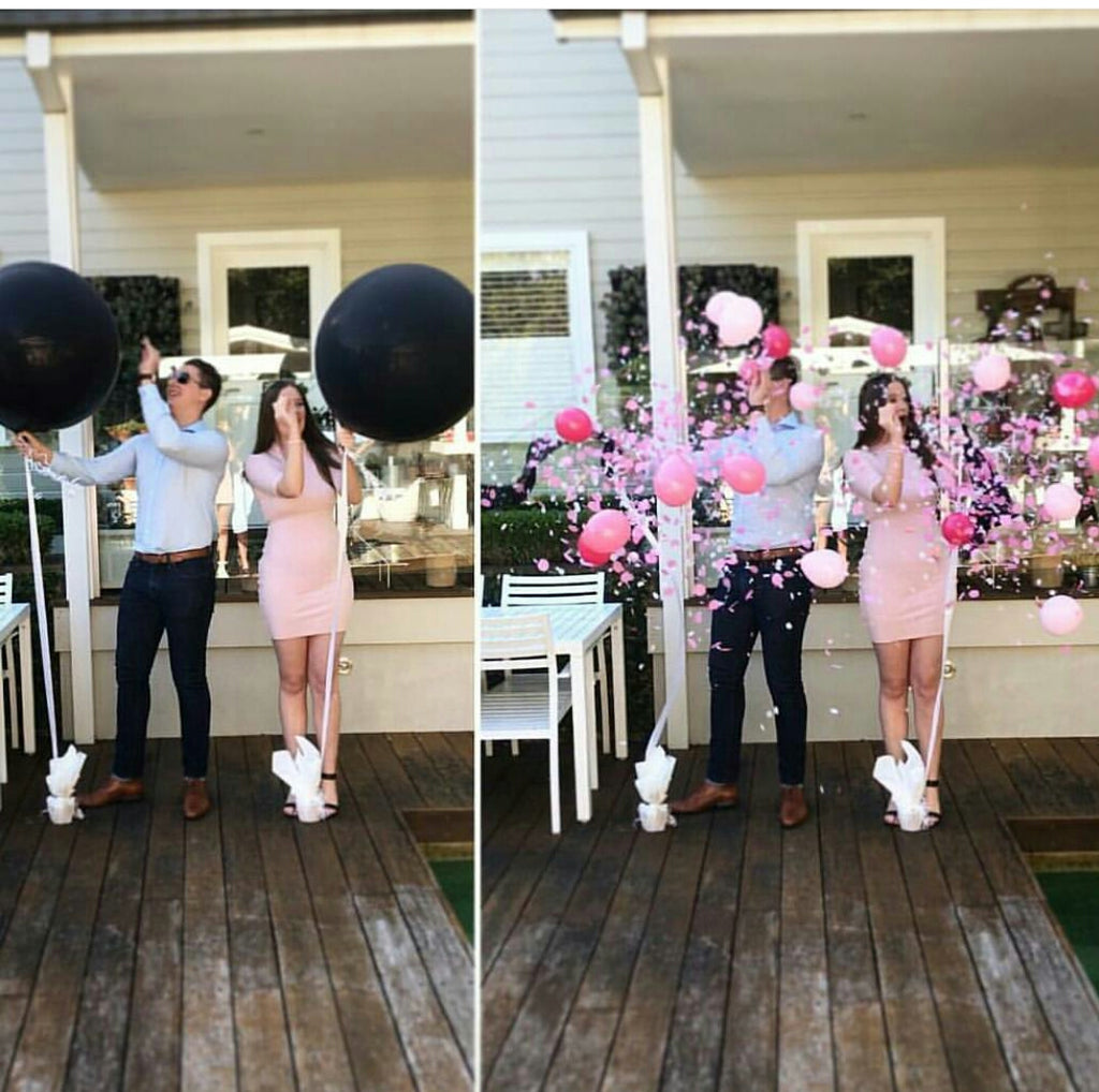 Gender Reveal Balloon Pop Pictures