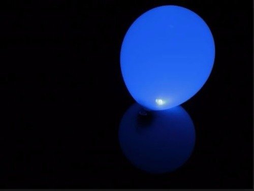 Blue LED Ballon