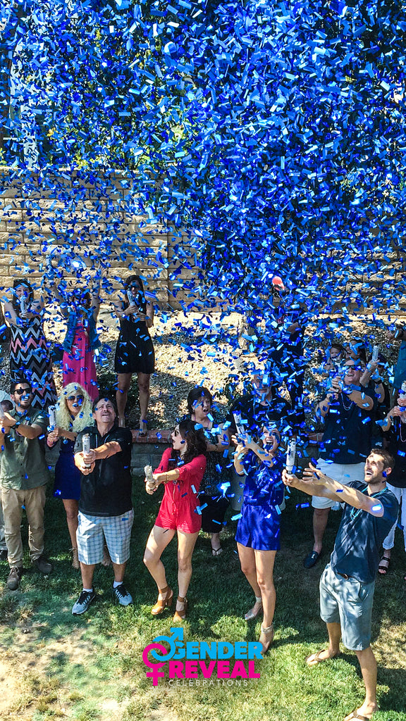 Gender Reveal Confetti Cannons