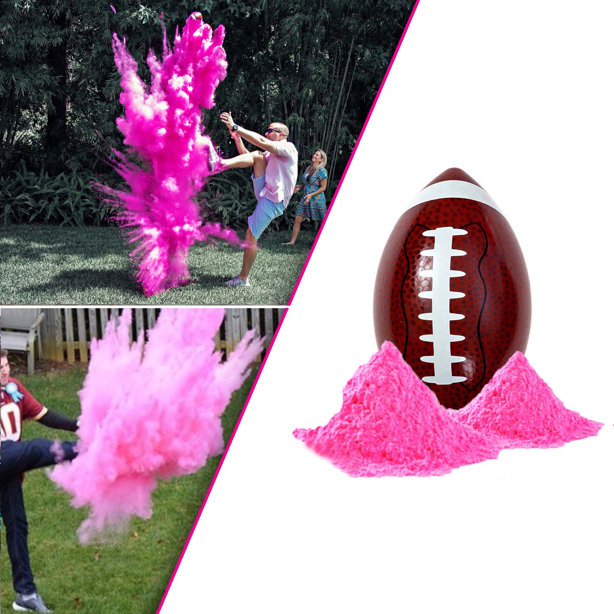 football gender reveal ball