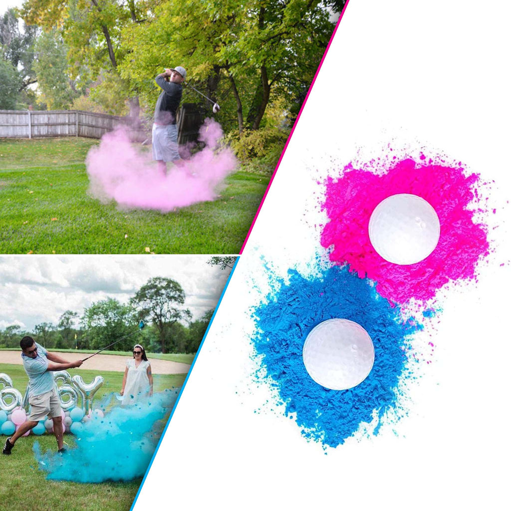 Gender Reveal Golf Ball - Exploding Golf Balls | Gender Reveal Celebrations
