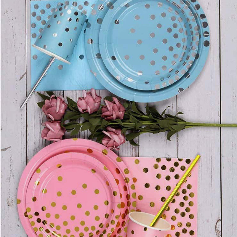 Gender Reveal Plates