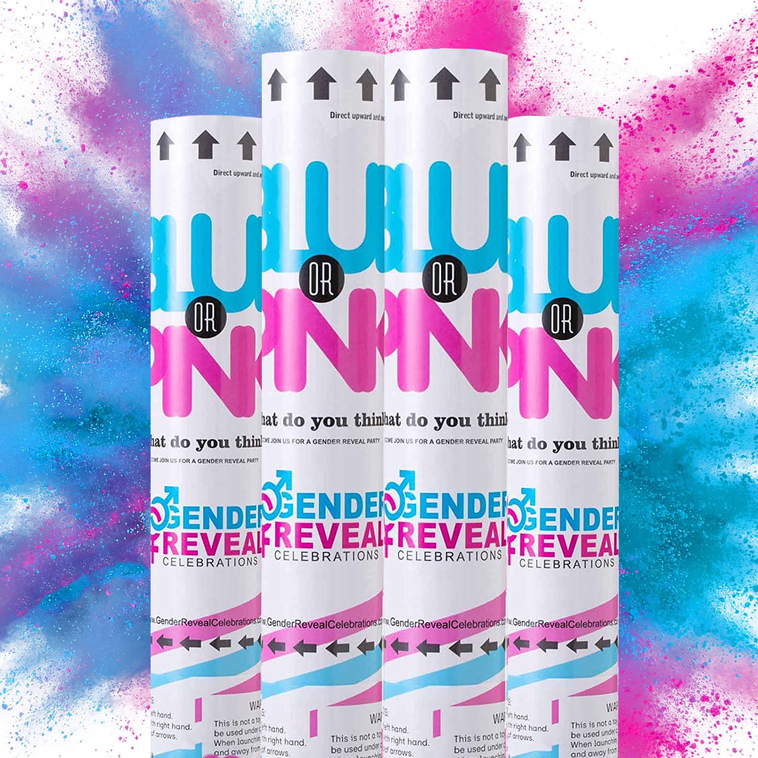 Gender Reveal Powder Cannon Kit