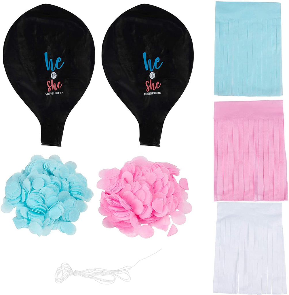 Gender Reveal Confetti Balloon Kit