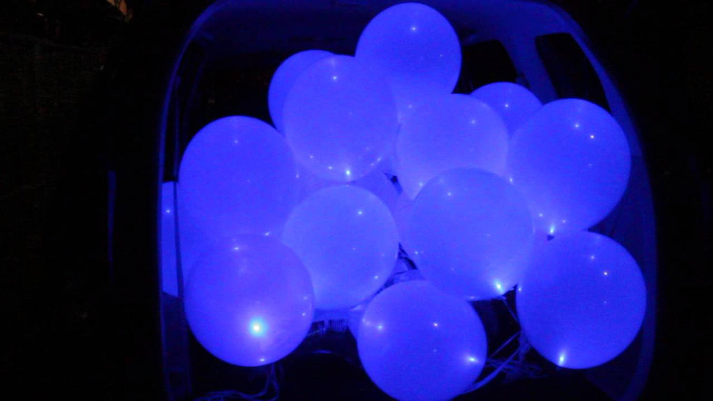LED Ballons Blue