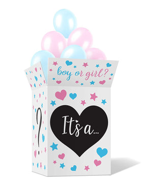 Gender Reveal Box - Balloon Box For Gender Reveal Party | Gender Reveal