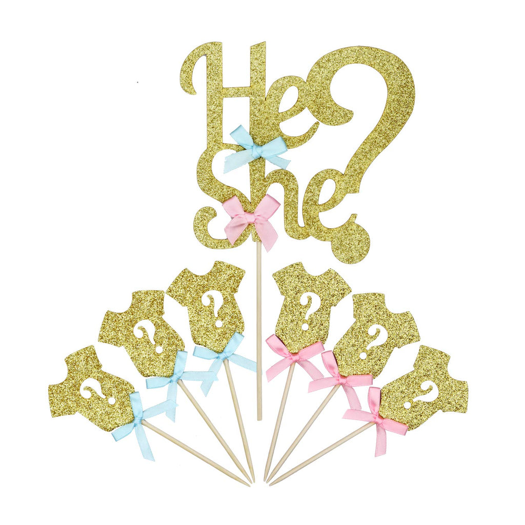 Gender Reveal Cake Toppers