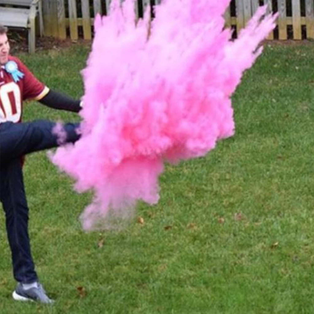 Girl Pink Gender Reveal Football