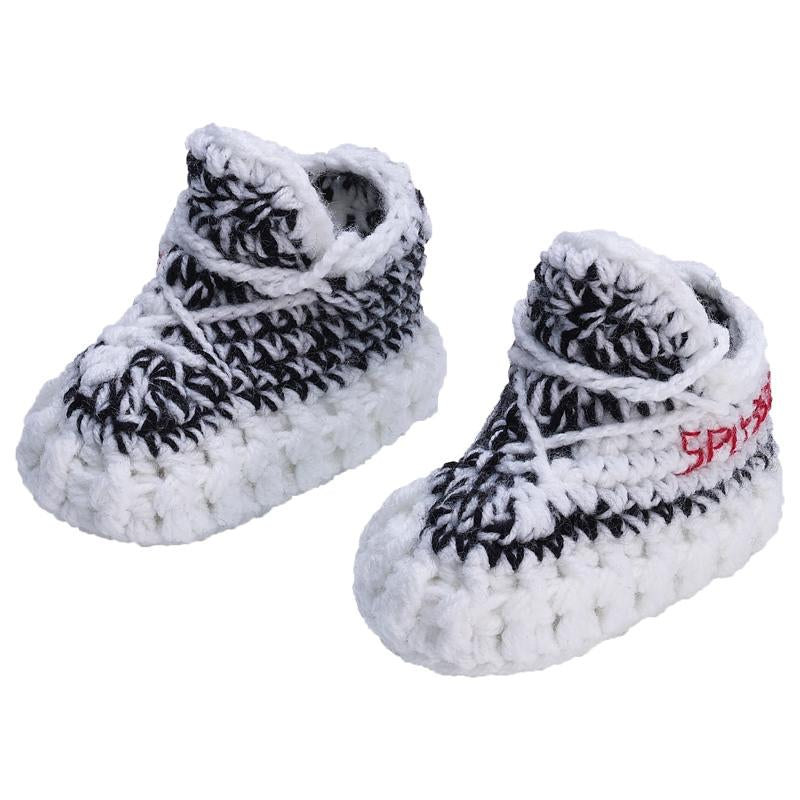 Zebra Crochet Shoes