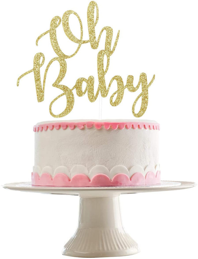 Oh Baby Cake Topper  Gender Reveal Celebrations