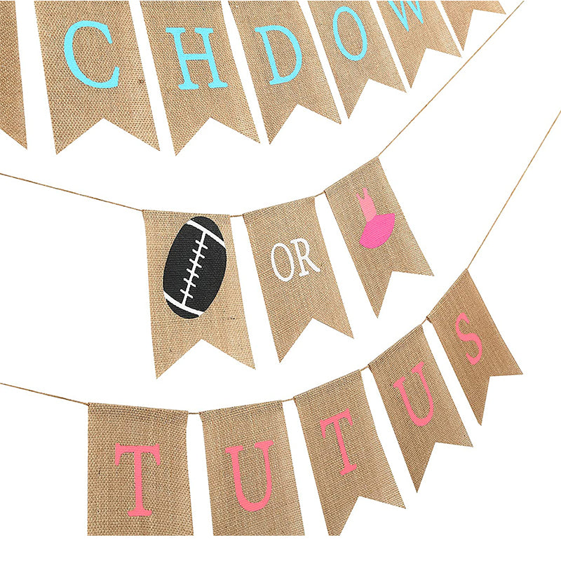 touchdown or tutus gender reveal
